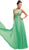 Cinderella Divine - Rhinestone Embellished Sheer Chiffon Evening Dress