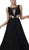 Cinderella Divine - Beaded Sheer Ruched Evening Dress