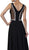 Beaded Sheer Ruched Evening Dress