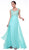 Cinderella Divine - Sequined Floral Lace A-line Dress