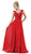 Sequined Floral Lace A-line Dress