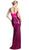 Cinderella Divine - Strapless Sequined Fitted Evening Dress in Pink