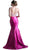 Cinderella Divine - Two Piece Floral Mermaid Evening Dress