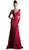 Bead Embellished Lace Fitted Evening  Dress