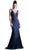 Cinderella Divine - Bead Embellished Lace Fitted Evening  Dress