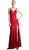 Sleeveless Shimmering Lace Sheath Evening Gown