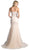 Cinderella Divine - Embellished Lace Sweetheart Corset Trumpet Dress