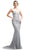 Strapless Sweetheart Beaded Sheath Evening Gown