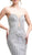 Cinderella Divine - Strapless Sweetheart Beaded Sheath Evening Gown