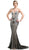 Cinderella Divine - Strapless Sweetheart Beaded Sheath Evening Gown