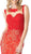 Cinderella Divine - Illusion Jewel Neck Lace Evening Gown with Slit