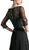 Cinderella Divine - Quarter-Length Sleeves Beaded Chiffon Evening Gown