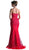 Cinderella Divine - Strapless Embroidered Sweetheart Sheath Dress