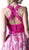 Cinderella Divine - Two Piece Sequined Floral Printed A-line Gown in Pink
