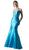 Cinderella Divine - Strapless Plunging Sweetheart Jeweled Mermaid Gown