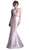 Cinderella Divine - Strapless Plunging Sweetheart Jeweled Mermaid Gown