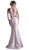 Cinderella Divine - Strapless Plunging Sweetheart Jeweled Mermaid Gown