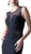 Cinderella Divine - N101 Beaded Illusion Jewel Neck Sheath Dress