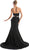 Cinderella Divine - Strapless Sweetheart Peplum Trumpet Dress