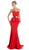 Cinderella Divine - Strapless Sweetheart Peplum Trumpet Dress