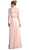 Cinderella Divine - Beaded Lace Illusion Bateau A-line Dress