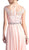 Beaded Lace Illusion Bateau A-line Dress