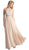 Beaded Lace Illusion Bateau A-line Dress