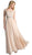 Cinderella Divine - Beaded Lace Illusion Bateau A-line Dress