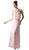 Cinderella Divine - Sleeveless Ruffled Bodice Chiffon A-Line Long Formal Dress