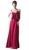 Cinderella Divine - Sleeveless Ruffled Bodice Chiffon A-Line Long Formal Dress