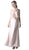 Cinderella Divine - Sleeveless Ruffled Bodice Chiffon A-Line Long Formal Dress