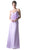 Sleeveless Ruffled Bodice Chiffon A-Line Long Formal Dress