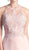 Cinderella Divine - Illusion Jewel Tonal Appliqued Long Evening Gown