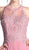 Cinderella Divine - Illusion Jewel Tonal Appliqued Long Evening Gown