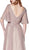 Cinderella Divine - CJ514 Flutter Sleeves Chiffon Long Gown In Purple and Neutral