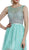 Cinderella Divine - Bejeweled Illusion Bodice A-Line Evening Gown