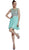 Cinderella Divine - Bejeweled Illusion Bodice A-Line Evening Gown