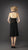 La Femme - Halter Knee Length Short  Dress 12722 in Black