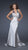 La Femme 14743 Plunging Halter Embellished Waist Gown - 1 pc Silver in size 6 Available
