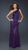 La Femme - One Shoulder All Over Sequin Evening Gown 17018 In Purple
