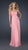 La Femme - Bead Embellished Pleated Sweetheart Chiffon A-line Gown 17527 in Pink