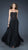 La Femme - Embellished Sweetheart Long Dress 18199 in Black