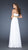 La Femme - Strapless Sweetheart Long A-Line Dress 18794 in White