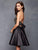 Clarisse - 3688 Two Piece Embroidered Halter Cocktail Dress