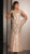 Clarisse - 4506 Scoop Applique Sheath Evening Gown in Neutral