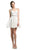 Cinderella Divine - CP817 Beaded Jacquard A-line Dress In White