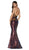 Cinderella Divine - CR829 Sequined Deep V-neck Trumpet Dress In Multi-Color