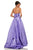 Sherri Hill - 52926 Long Surplice Sweetheart A Line Dress In Purple