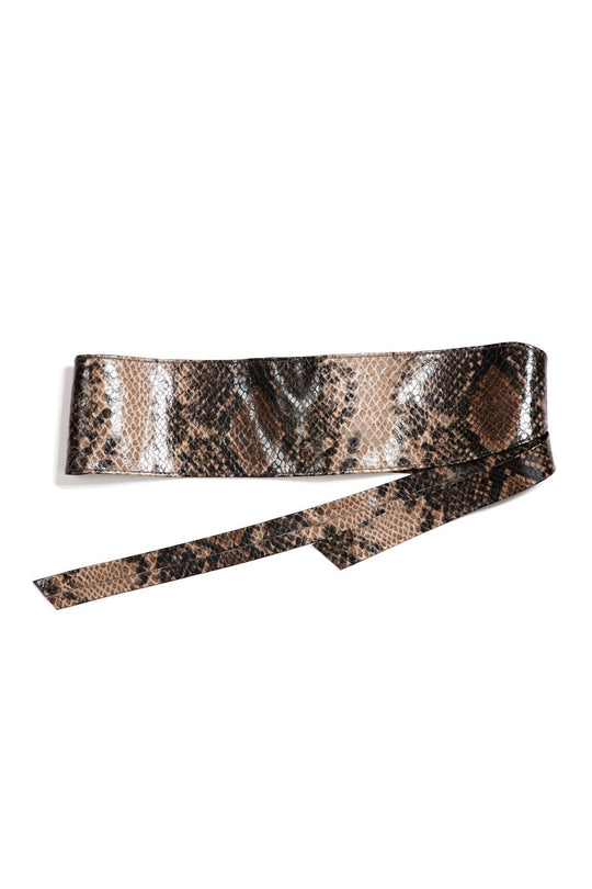 Faux Snake Cummerbund