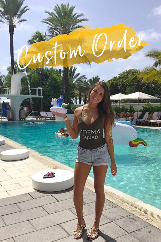 CUSTOM ORDER: ONE-PIECE